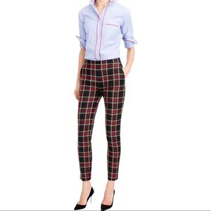 NWOT J.Crew Martie Stewart Plaid Stretch Wool Pants